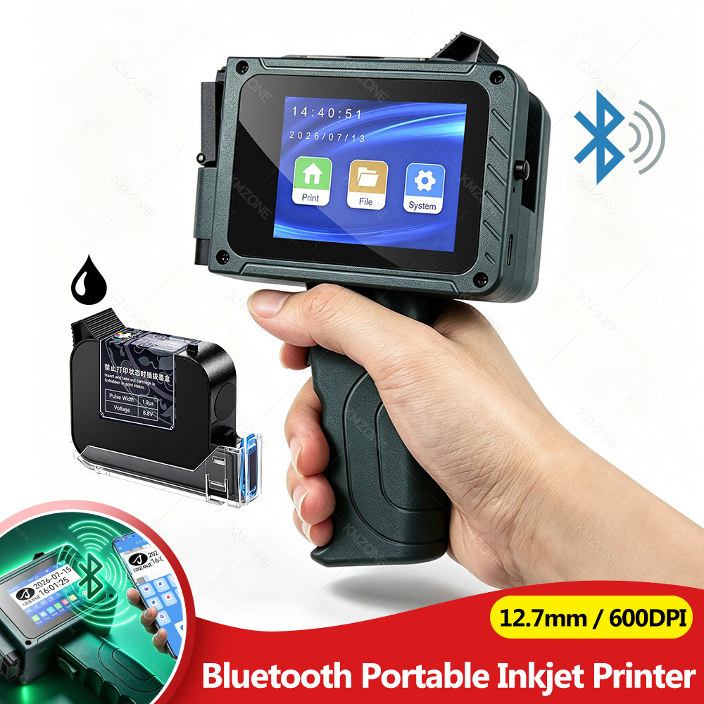 Label Maker - 12,7 mm draagbare inkjetlabelprinter Bluetooth voor