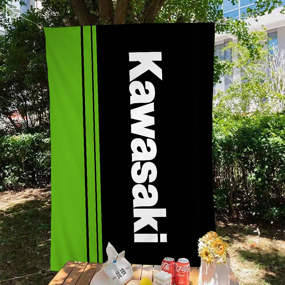 Commercial Printing Company - Kawasaki Motorfiets Logo Geavanceerde Bedrukking Commerciële