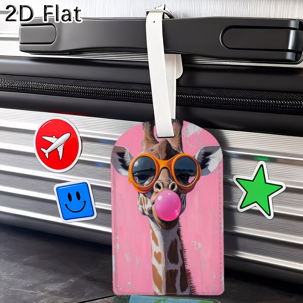 Schattige giraf bagagelabel re - Label Maker recensie en prijs