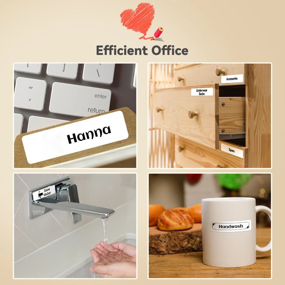 Kleurrijk zelfklevend etiketpa - Label Maker recensie en prijs