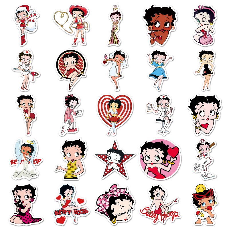 Betty Boop 50 stickers met hog - Printer Paper recensie en prijs